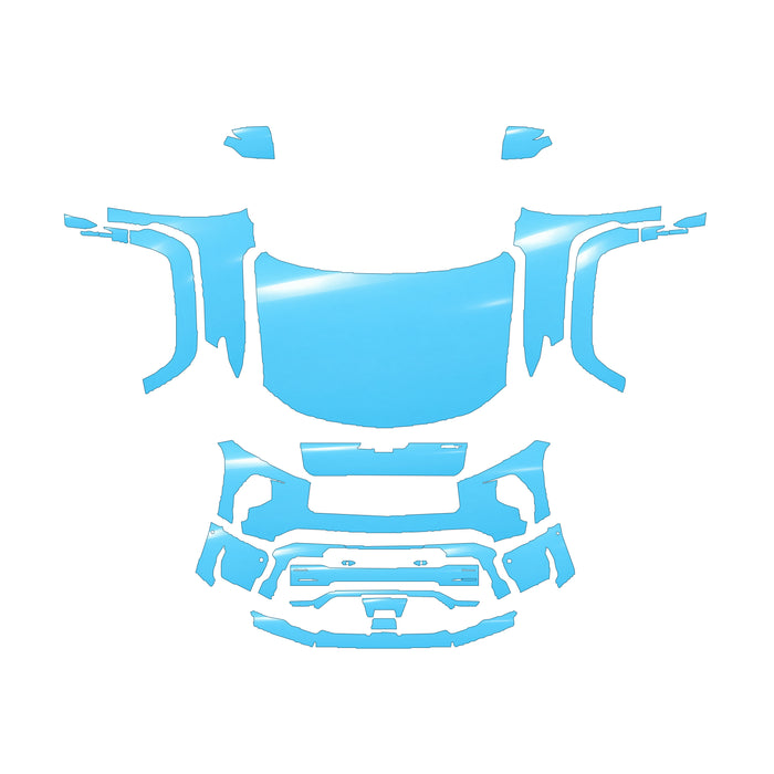 RAVOOY Full Front Pre-Cut PPF Kit For Chevrolet Silverado EV 2024 – pre-cut PPF pattern