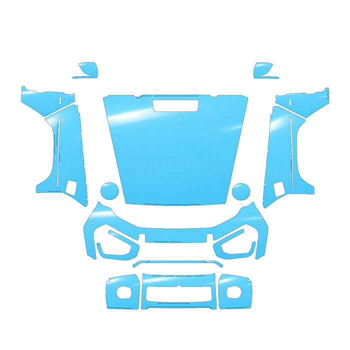 RAVOOY Full Front Pre-Cut PPF Kit For Mercedes-Benz G-Class 2025–2026 — Mercedes-Benz G-Class, AMG 63 – pre-cut PPF pattern