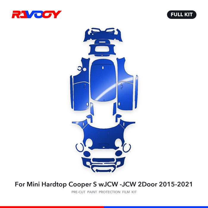 Full vehicle PPF pattern for 2015-2021 Mini Hardtop Cooper S wJCW -JCW 2Door
