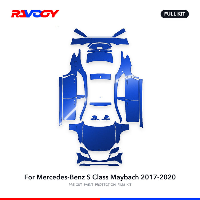 Full vehicle PPF pattern for 2017-2020 Mercedes-Benz S Class Maybach
