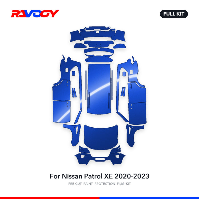 Full vehicle PPF pattern for 2020-2023 Nissan Patrol XE