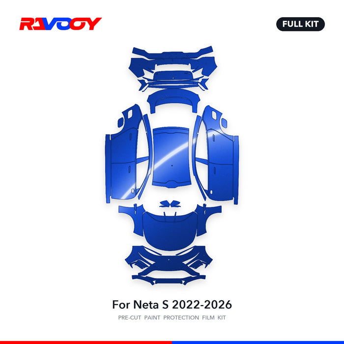 Full vehicle PPF pattern for 2022-2026 Neta S