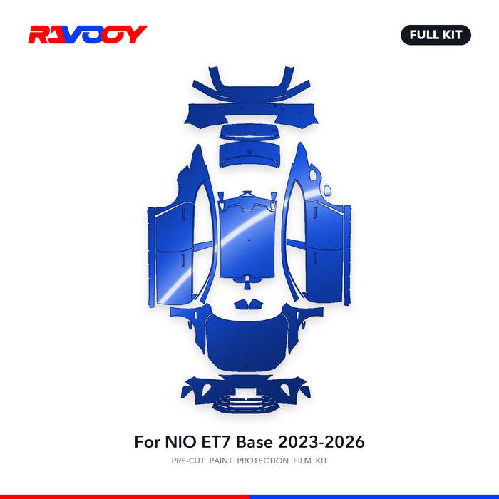 Full vehicle PPF pattern for 2023-2026 NIO ET7 Base