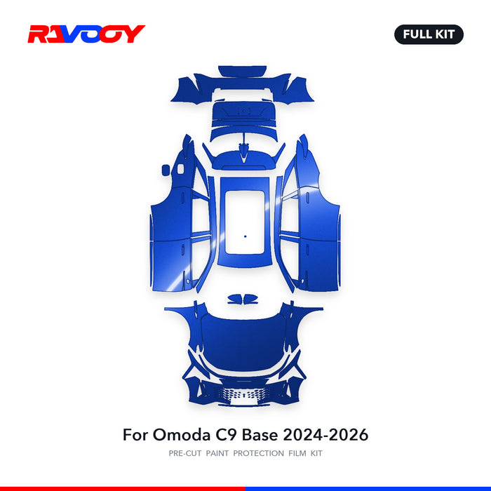 Full vehicle PPF pattern for 2024-2026 Omoda C9 Base