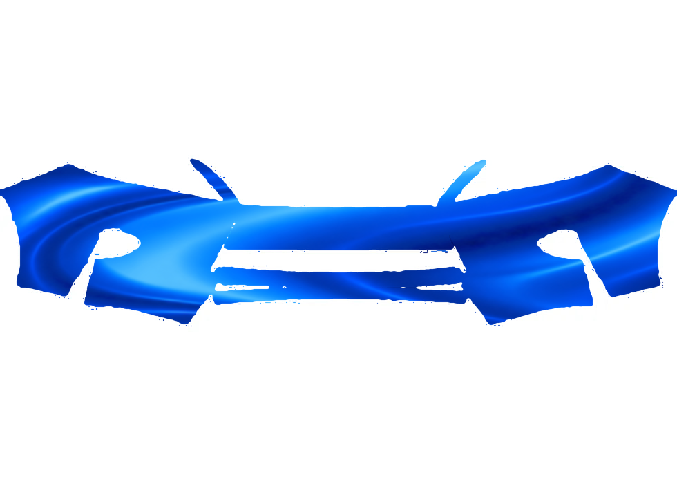 Pre-cut PPF pattern in royal blue