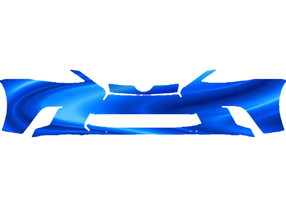 Pre-cut PPF pattern in royal blue