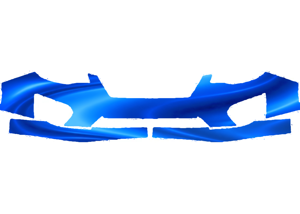 Pre-cut PPF pattern in royal blue
