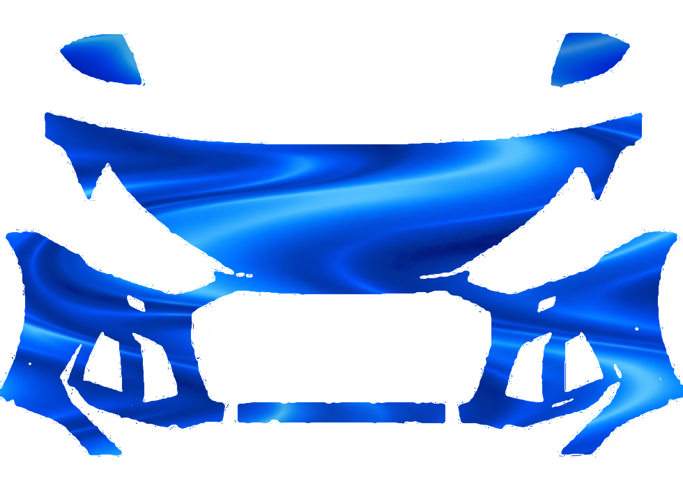 Pre-cut PPF pattern in royal blue