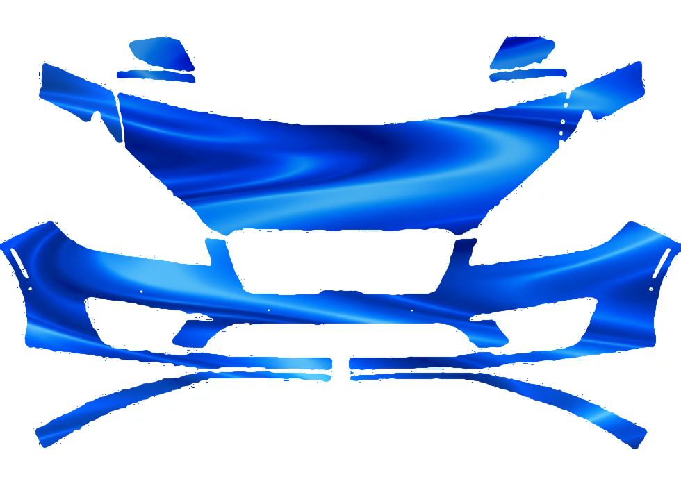 Pre-cut PPF pattern in royal blue