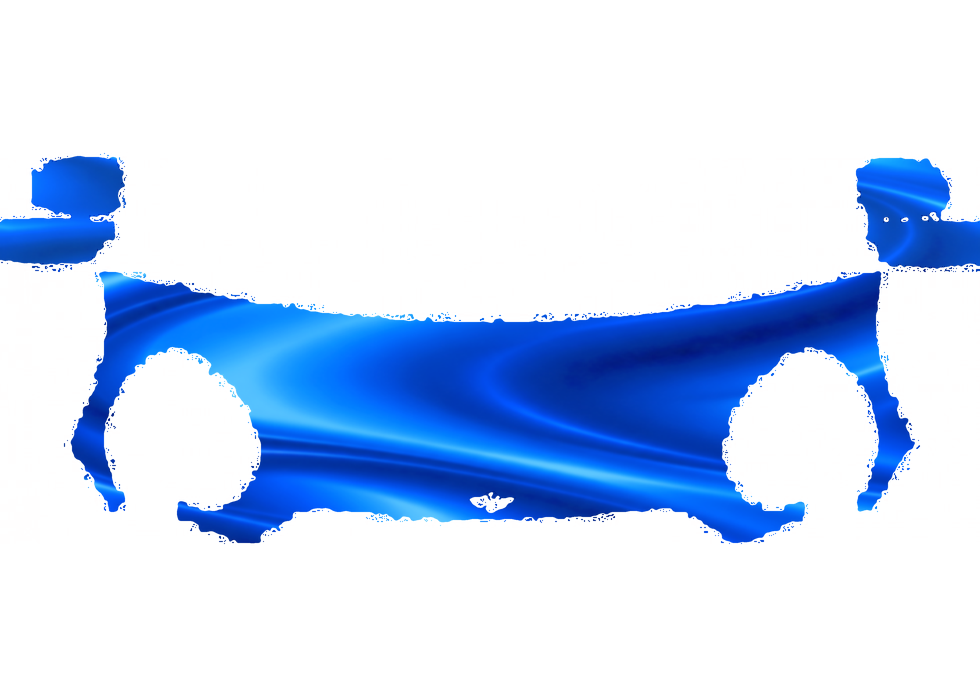 Pre-cut PPF pattern in royal blue