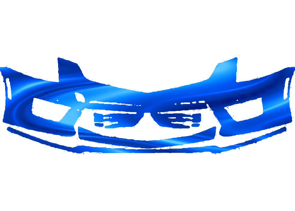 Pre-cut PPF pattern in royal blue