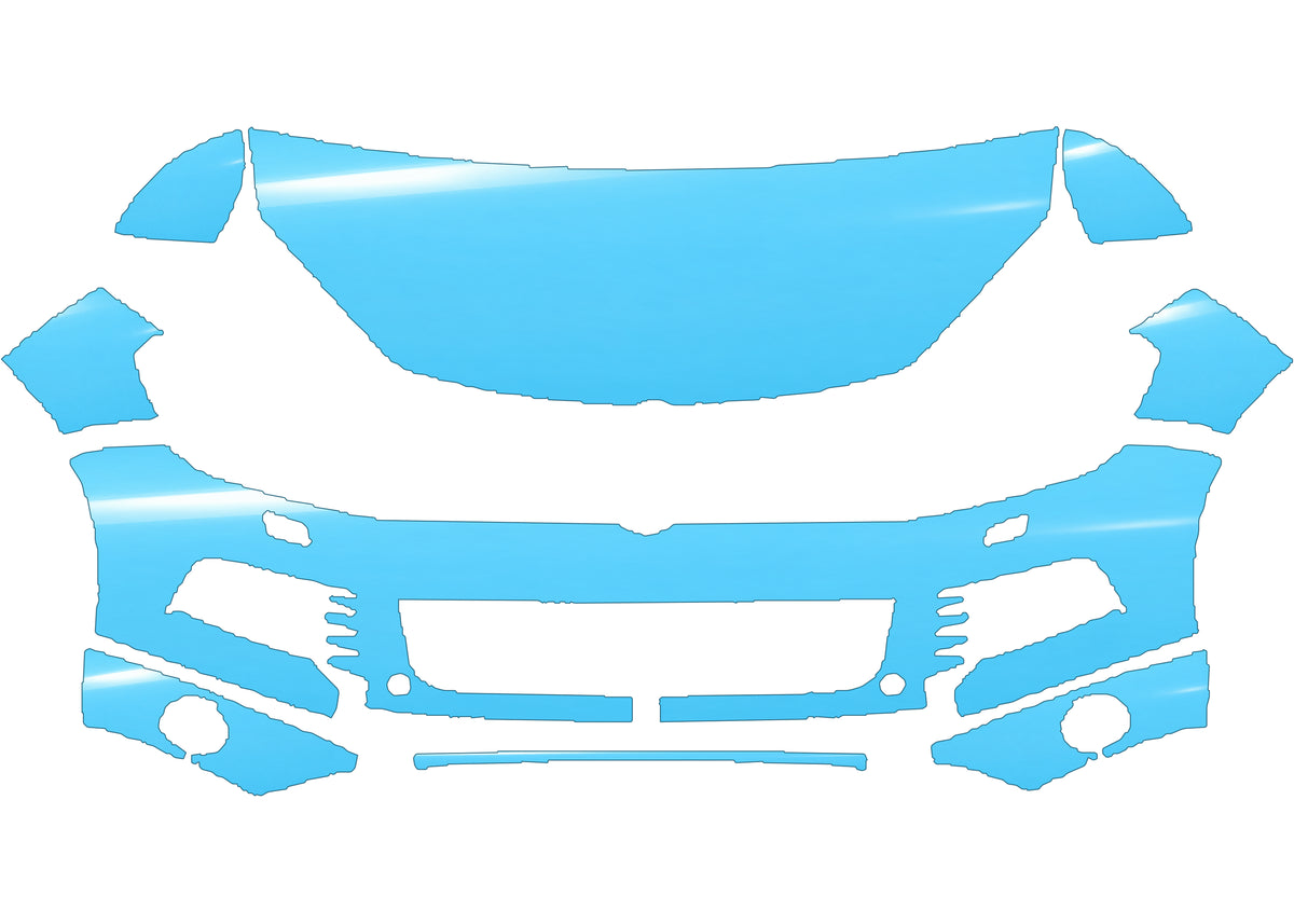 RAVOOY pre-cut PPF kit pattern – A soft-gloss blue