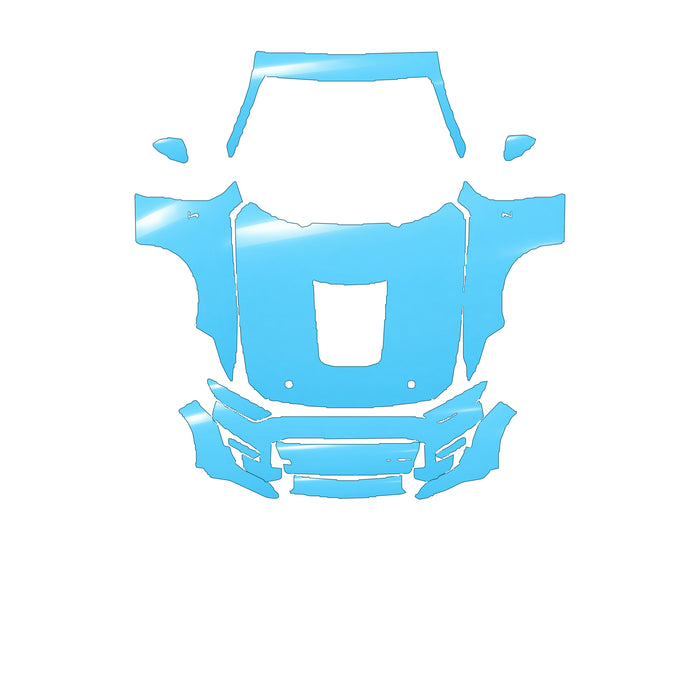 RAVOOY Full Front+ Pre-Cut PPF Kit For Ford Mustang Fastback 2020–2023 – pre-cut PPF pattern