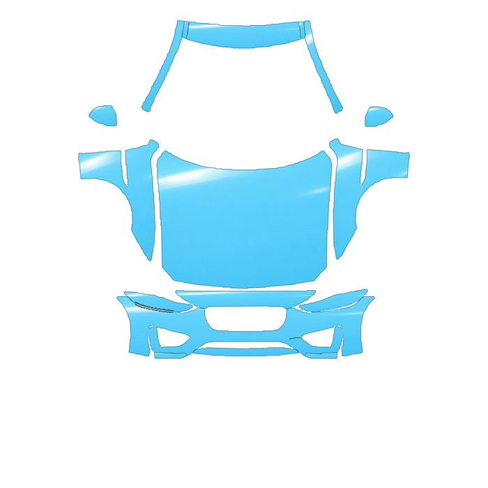 RAVOOY Full Front+ Pre-Cut PPF Kit For Jaguar XE R-Dynamic 2020 – pre-cut PPF pattern