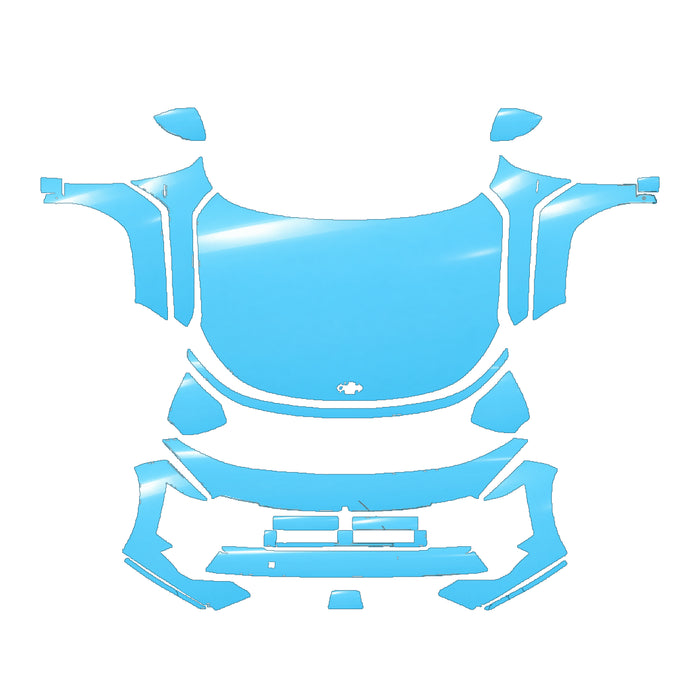 RAVOOY Full Front Pre-Cut PPF Kit For Hyundai Kona 2024–2025 – pre-cut PPF pattern