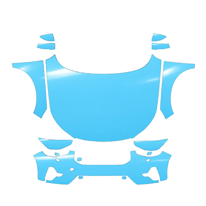 RAVOOY Full Front Pre-Cut PPF Kit For Volvo EX40 2025 – pre-cut PPF pattern