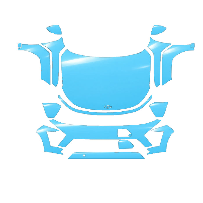 RAVOOY Full Front Pre-Cut PPF Kit For Hyundai Kona Electric 2024–2025 – pre-cut PPF pattern