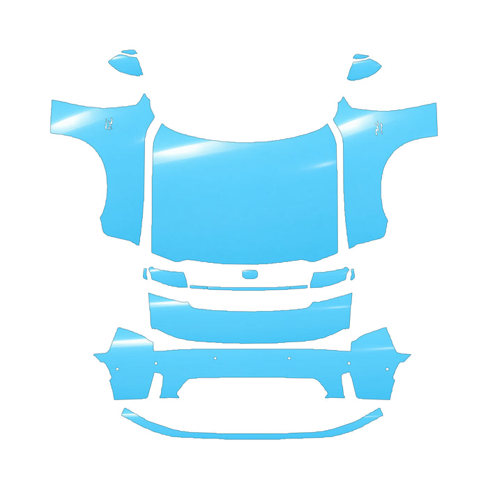 RAVOOY Full Front Pre-Cut PPF Kit For Dodge Charger 2025 – pre-cut PPF pattern