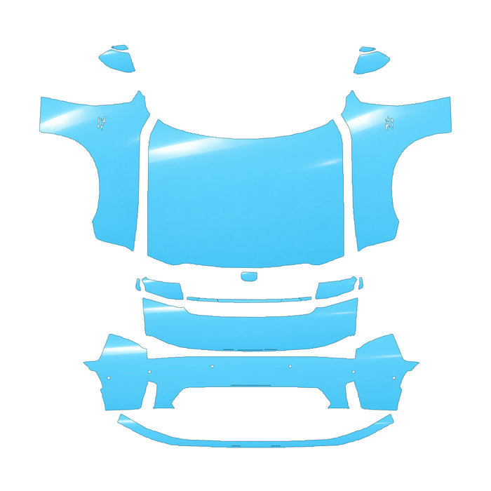 RAVOOY Full Front Pre-Cut PPF Kit For Dodge Charger 2024–2027 – pre-cut PPF pattern