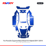 RAVOOY PPF Kit For 2011-2014 Porsche Cayenne Base-Diesel-S-S Hybrid – Pre-Cut Paint Protection Film Clear Bra