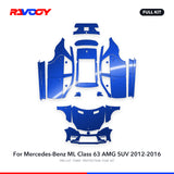 RAVOOY PPF Kit For 2012-2016 Mercedes-Benz ML Class 63 AMG SUV – Pre-Cut Paint Protection Film Clear Bra