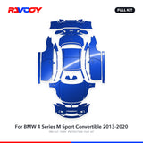 RAVOOY PPF Kit For 2013-2020 BMW 4 Series M Sport Convertible – Pre-Cut Paint Protection Film Clear Bra