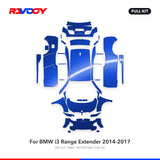 RAVOOY PPF Kit For 2014-2017 BMW i3 Range Extender – Pre-Cut Paint Protection Film Clear Bra