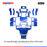 RAVOOY PPF Kit For 2014-2018 Jeep Wrangler (JK) Altitude-X 4 Door – Pre-Cut Paint Protection Film Clear Bra