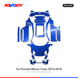 RAVOOY PPF Kit For 2014-2018 Porsche Macan Turbo – Pre-Cut Paint Protection Film Clear Bra