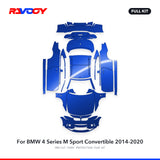 RAVOOY PPF Kit For 2014-2020 BMW 4 Series M Sport Convertible – Pre-Cut Paint Protection Film Clear Bra