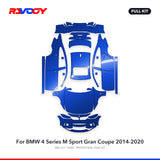 RAVOOY PPF Kit For 2014-2020 BMW 4 Series M Sport Gran Coupe – Pre-Cut Paint Protection Film Clear Bra
