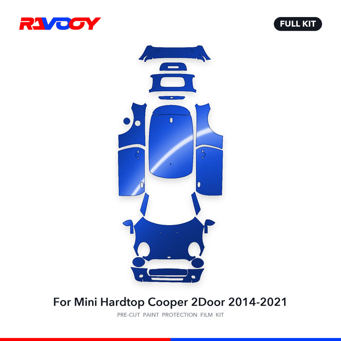 Full vehicle PPF pattern for 2014-2021 Mini Hardtop Cooper 2Door