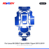RAVOOY PPF Kit For 2015-2019 Lexus RX 200t F-Sport-450h F-Sport – Pre-Cut Paint Protection Film Clear Bra