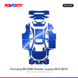 RAVOOY PPF Kit For 2015-2019 Lexus RX 450h Premier -Luxury – Pre-Cut Paint Protection Film Clear Bra