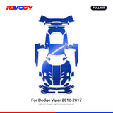 RAVOOY PPF Kit For 2016-2017 Dodge Viper – Pre-Cut Paint Protection Film Clear Bra