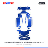 RAVOOY PPF Kit For 2016-2018 Nissan Maxima SV-SL-S-Platinum-SR – Pre-Cut Paint Protection Film Clear Bra