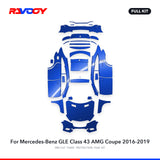 RAVOOY PPF Kit For 2016-2019 Mercedes-Benz GLE Class 43 AMG Coupe – Pre-Cut Paint Protection Film Clear Bra
