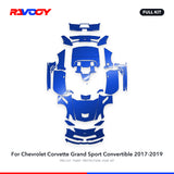 RAVOOY PPF Kit For 2017-2019 Chevrolet Corvette Grand Sport Convertible – Pre-Cut Paint Protection Film Clear Bra