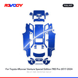 RAVOOY PPF Kit For 2017-2024 Toyota 4Runner Venture Special Edition-TRD Pro – Pre-Cut Paint Protection Film Clear Bra