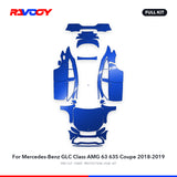 RAVOOY PPF Kit For 2018-2019 Mercedes-Benz GLC CIass AMG 63 63S Coupe – Pre-Cut Paint Protection Film Clear Bra