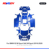 RAVOOY PPF Kit For 2018-2020 BMW X2 M Sport SAC-M Sport – Pre-Cut Paint Protection Film Clear Bra