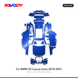 RAVOOY PPF Kit For 2018-2021 BMW X3 Luxury-xLine – Pre-Cut Paint Protection Film Clear Bra