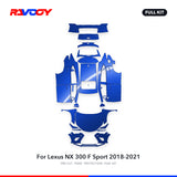 RAVOOY PPF Kit For 2018-2021 Lexus NX 300 F Sport – Pre-Cut Paint Protection Film Clear Bra