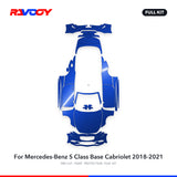 RAVOOY PPF Kit For 2018-2021 Mercedes-Benz S Class Base Cabriolet – Pre-Cut Paint Protection Film Clear Bra