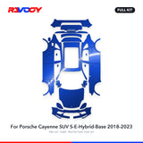 RAVOOY PPF Kit For 2018-2023 Porsche Cayenne SUV S-E-Hybrid-Base – Pre-Cut Paint Protection Film Clear Bra