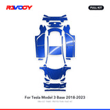 RAVOOY PPF Kit For 2018-2023 Tesla Model 3 Base – Pre-Cut Paint Protection Film Clear Bra