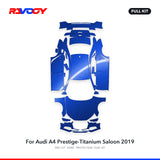 RAVOOY PPF Kit For 2019-2019 Audi A4 Prestige-Titanium Saloon – Pre-Cut Paint Protection Film Clear Bra