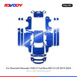 RAVOOY PPF Kit For 2019-2022 Chevrolet Silverado 1500 LT Trail Boss-RST-LT-LTZ – Pre-Cut Paint Protection Film Clear Bra