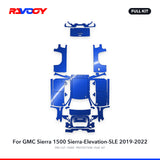 RAVOOY PPF Kit For 2019-2022 GMC Sierra 1500 Sierra-Elevation-SLE – Pre-Cut Paint Protection Film Clear Bra