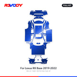 RAVOOY PPF Kit For 2019-2022 Lexus RX Base – Pre-Cut Paint Protection Film Clear Bra